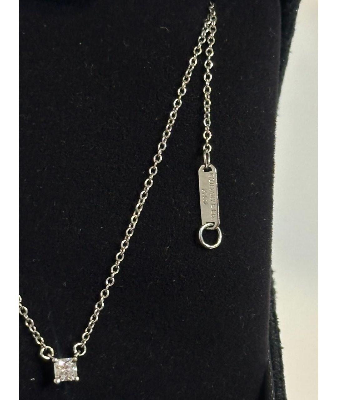 TIFFANY&CO Серебряное платиновое колье, фото 4