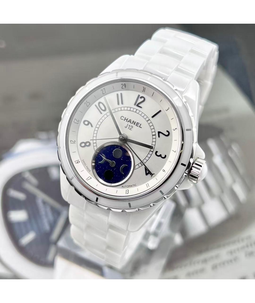 CHANEL Белые часы, фото 2