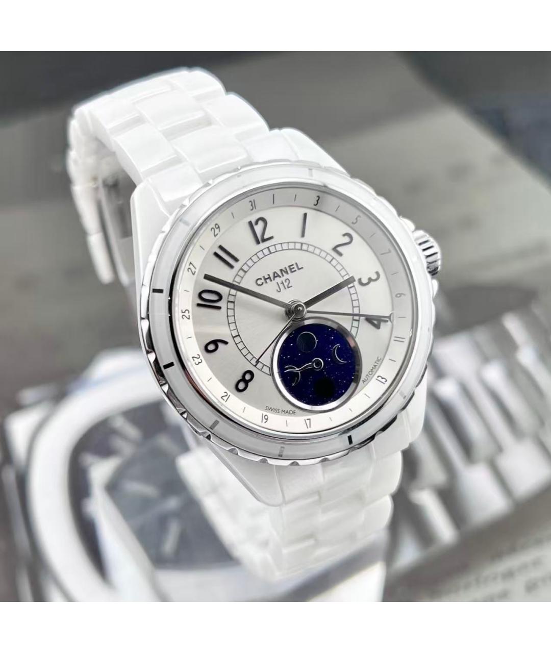 CHANEL Белые часы, фото 3