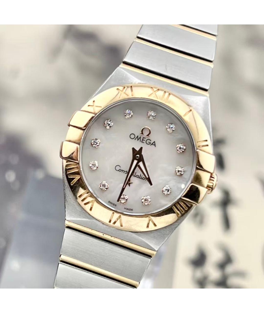 OMEGA Серебряные часы из розового золота, фото 4