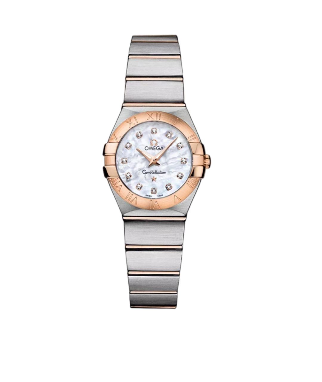 OMEGA Серебряные часы из розового золота, фото 7