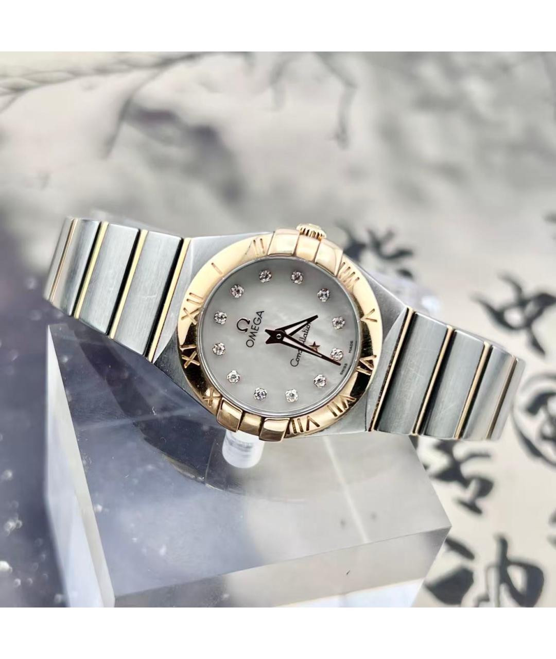 OMEGA Серебряные часы из розового золота, фото 5