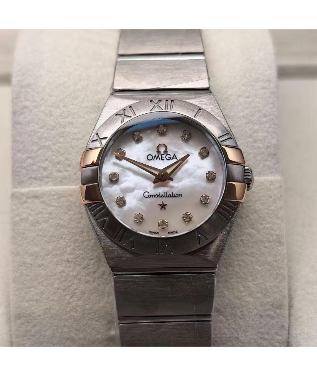 OMEGA Серебряные часы, фото 3