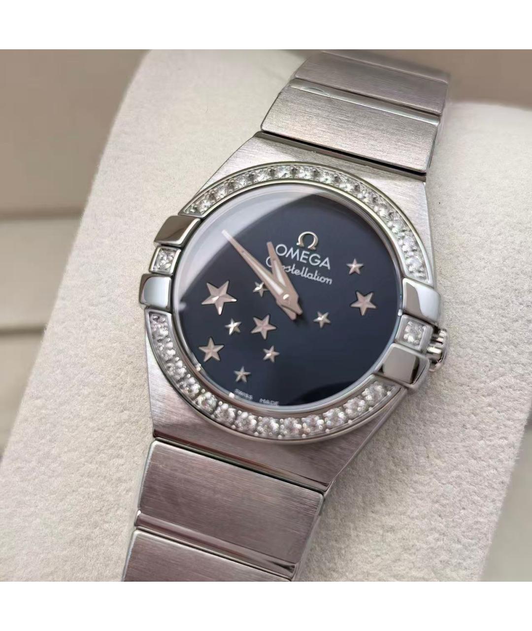 OMEGA Серебряные часы, фото 3