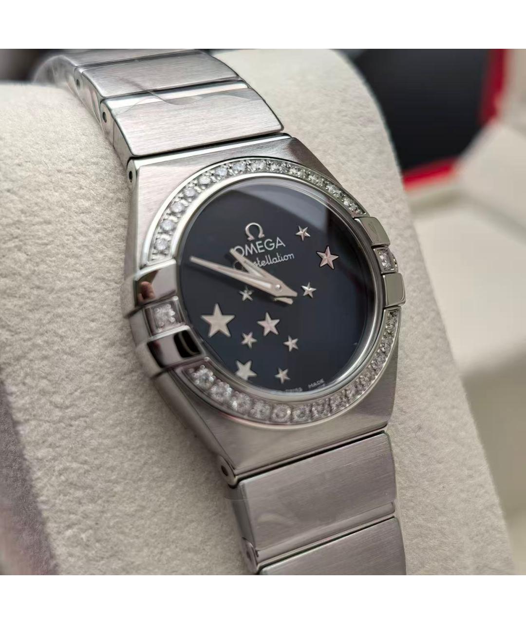 OMEGA Серебряные часы, фото 4