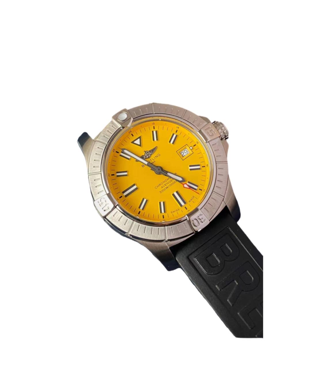 BREITLING Желтые часы, фото 2