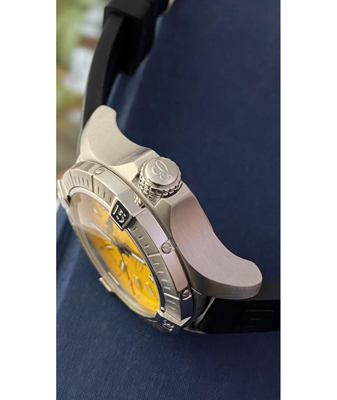 BREITLING Желтые часы, фото 4