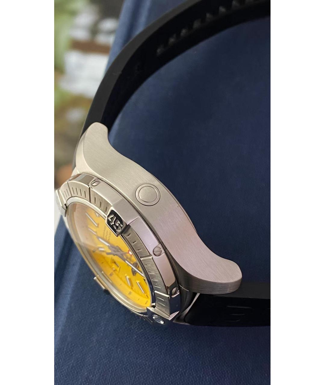 BREITLING Желтые часы, фото 5