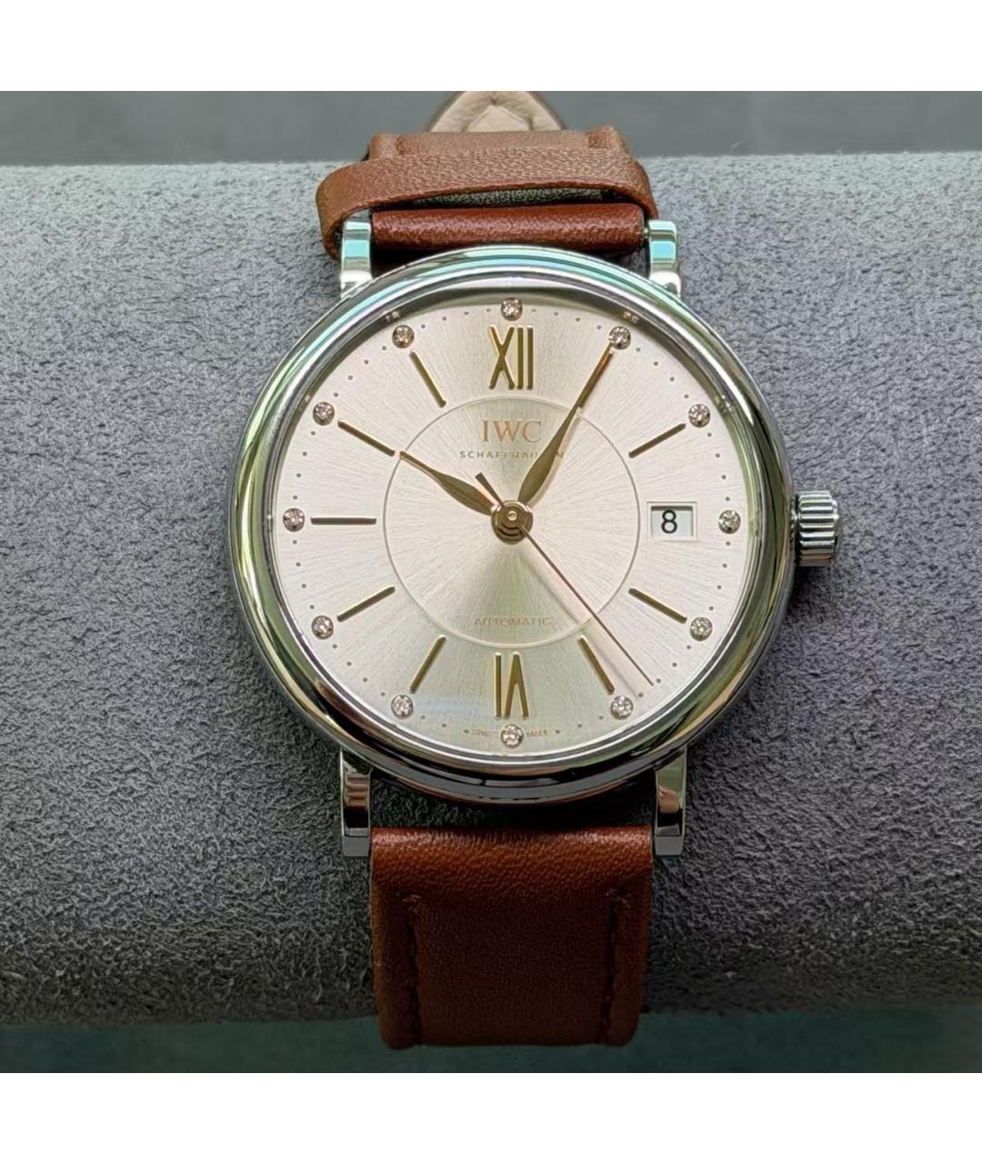 IWC Коричневые часы, фото 2