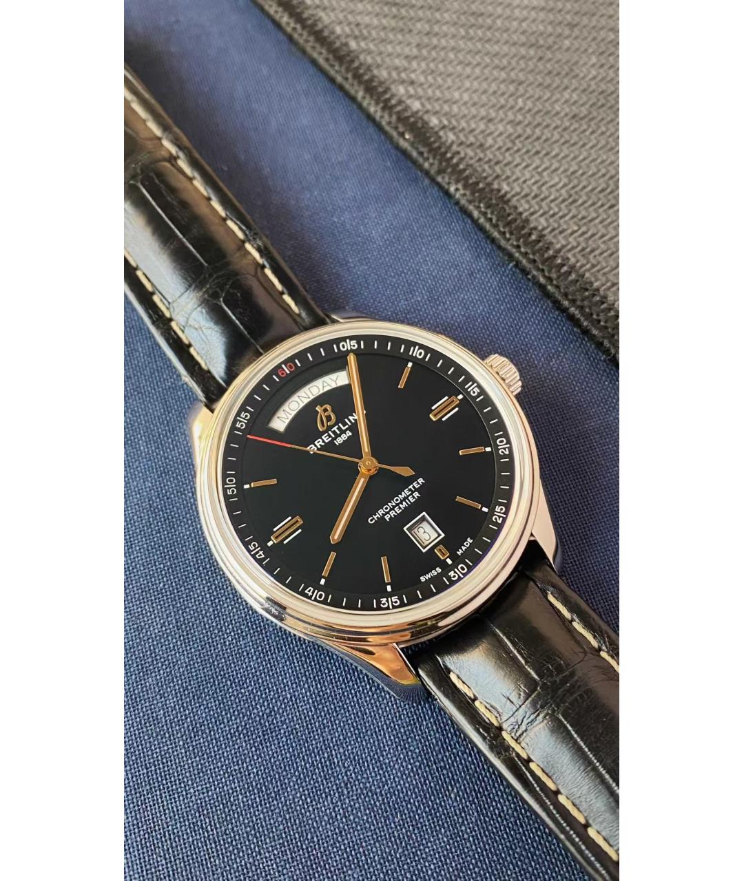 BREITLING Черные часы, фото 3