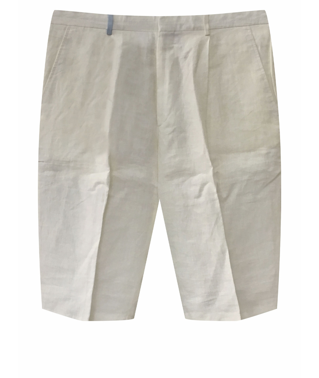 BILANCIONI Белые льняные шорты, фото 1