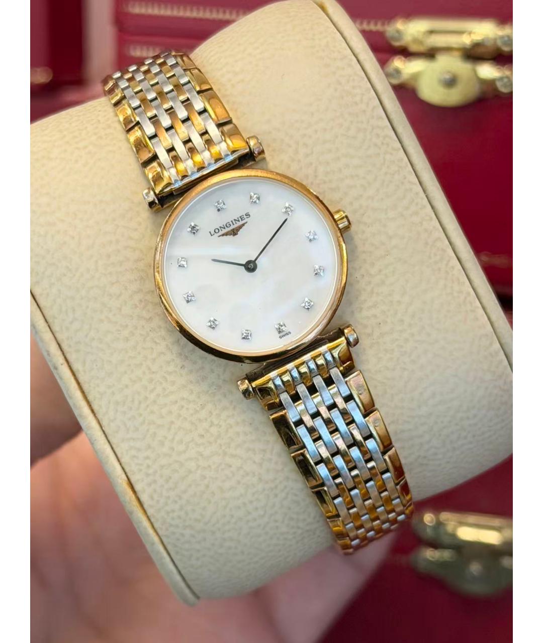 LONGINES Золотые часы, фото 3