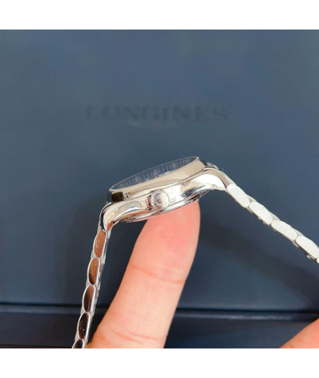 LONGINES Синие часы, фото 5