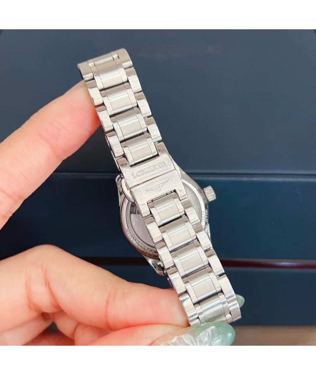 LONGINES Синие часы, фото 4