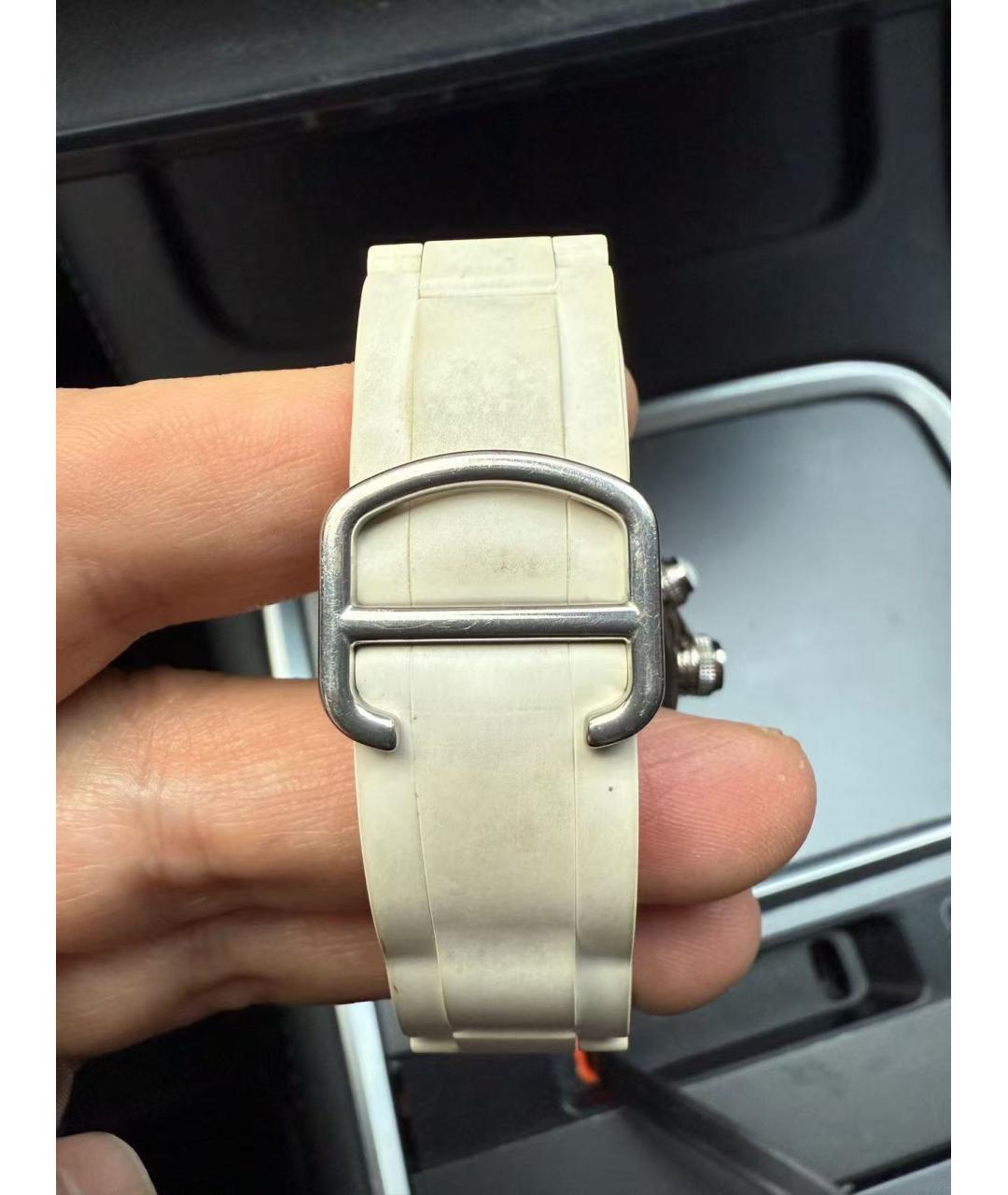 CARTIER Белые часы из розового золота, фото 3