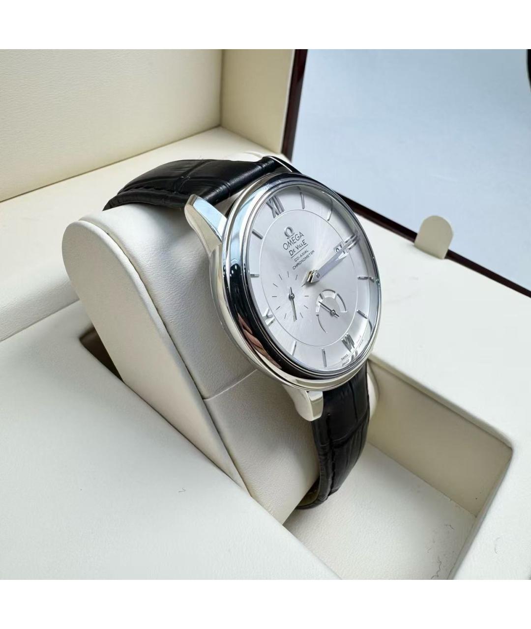 OMEGA Белые часы, фото 3