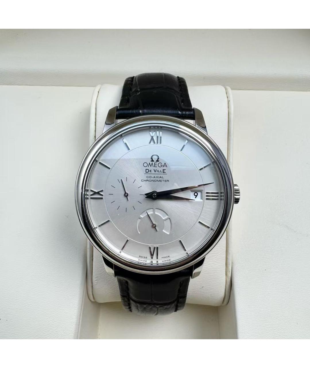 OMEGA Белые часы, фото 2