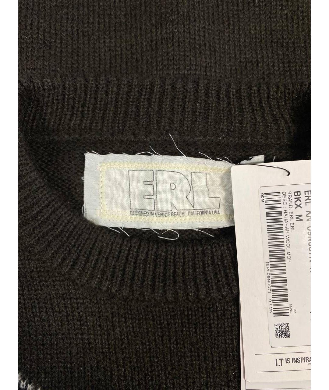 ERL Коричневая шерстяная водолазка, фото 5