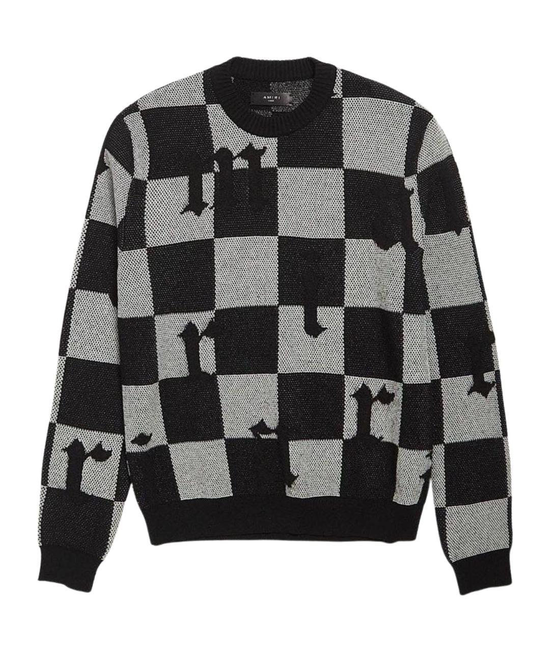 AMIRI Черный кашемировый джемпер / свитер, фото 1