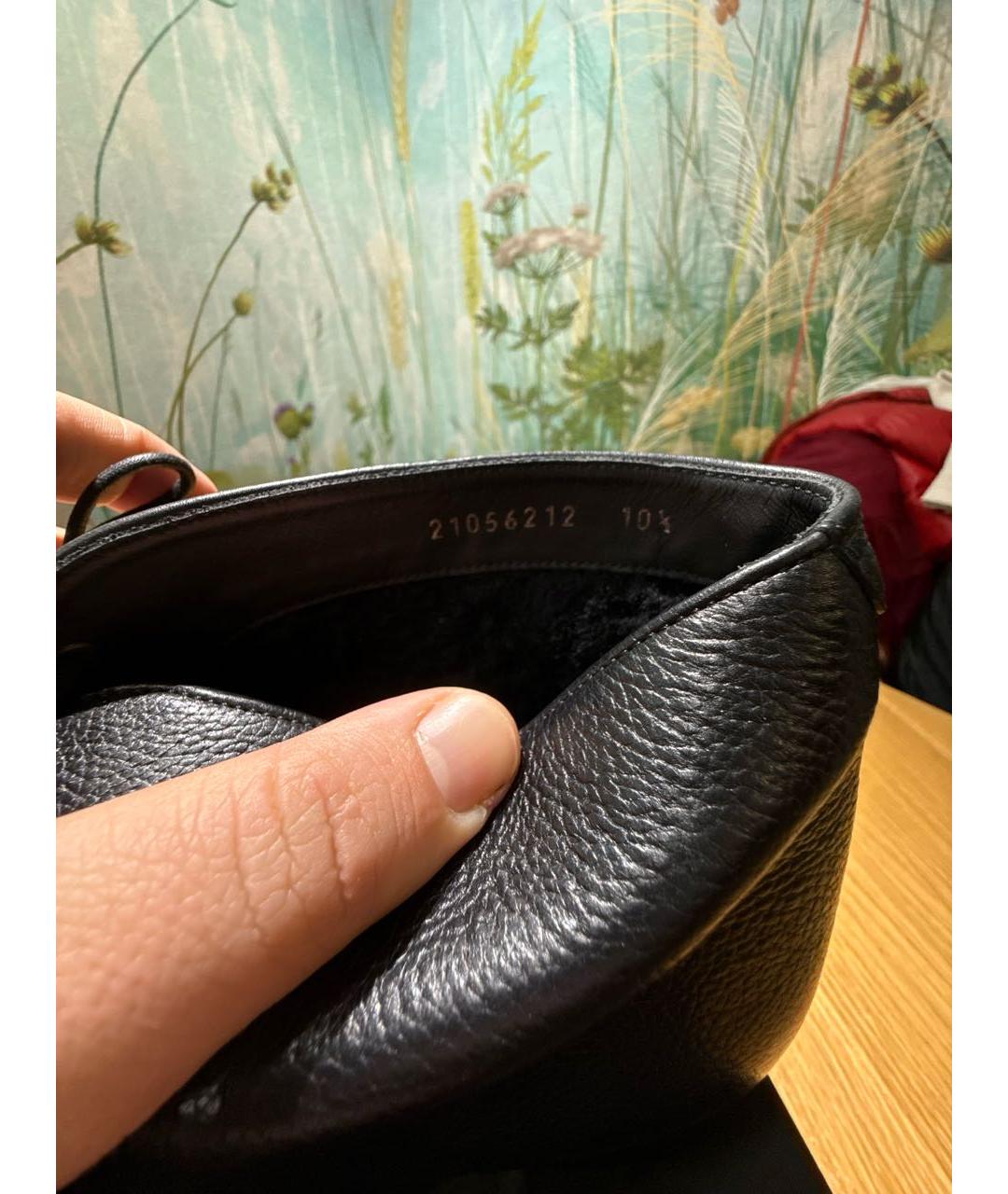 HUGO BOSS Черные кожаные высокие ботинки, фото 6