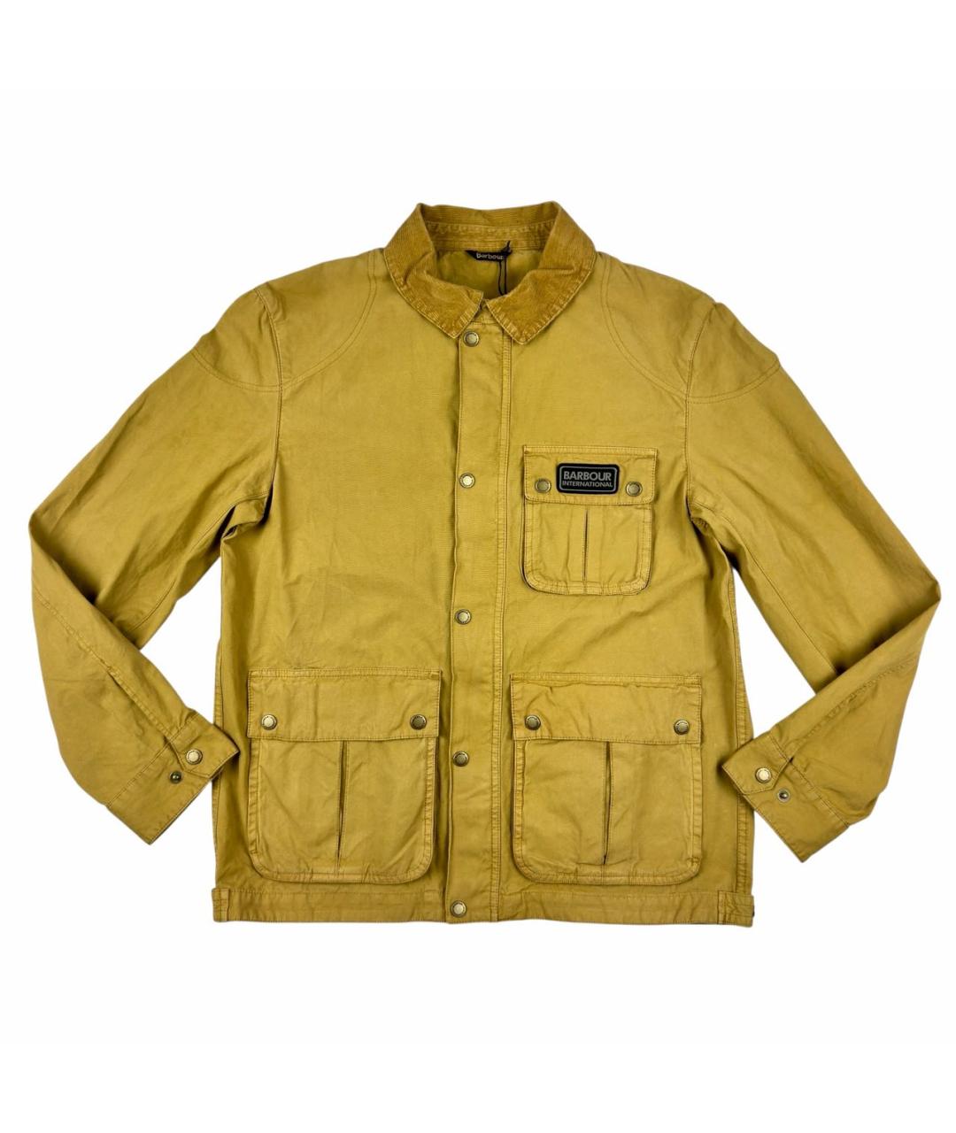 BARBOUR Горчичная хлопковая куртка, фото 1