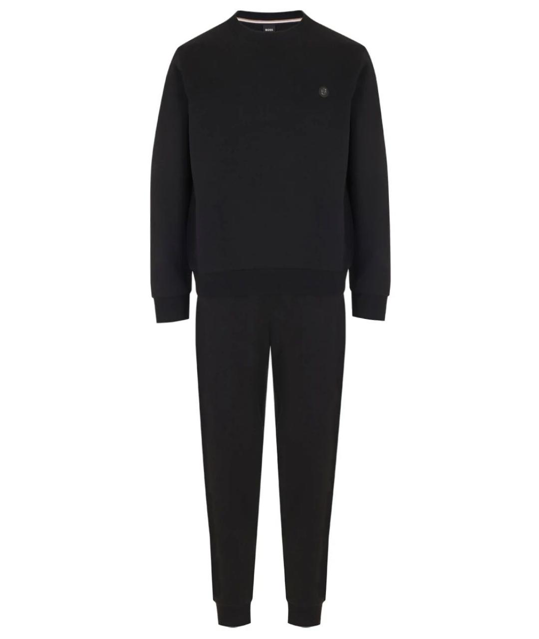 HUGO BOSS Черный хлопко-эластановый спортивный костюм, фото 8