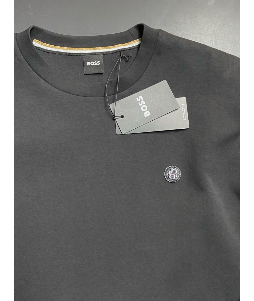 HUGO BOSS Черный хлопко-эластановый спортивный костюм, фото 3