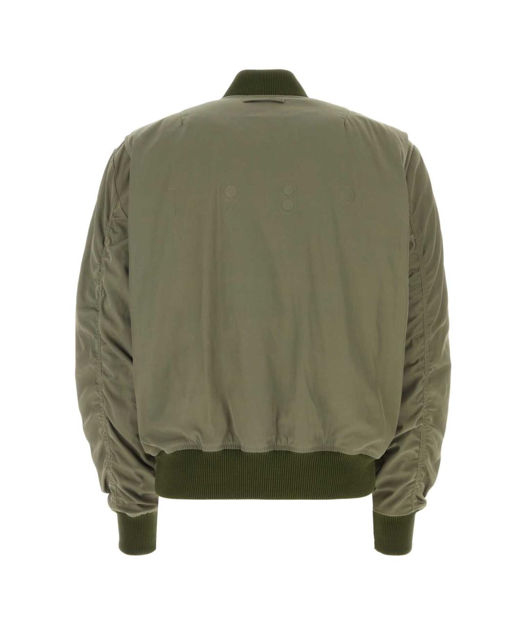 1989 STUDIO Зеленая полиэстеровая куртка, фото 2