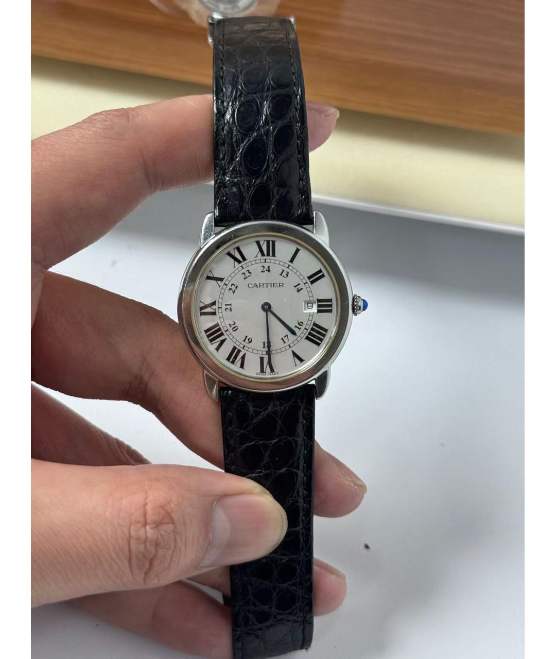 CARTIER Серебряные часы, фото 2