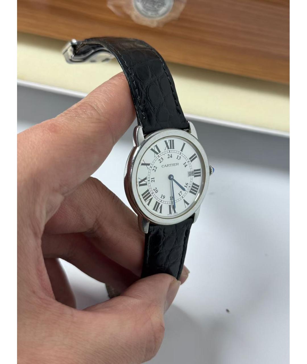 CARTIER Серебряные часы, фото 4