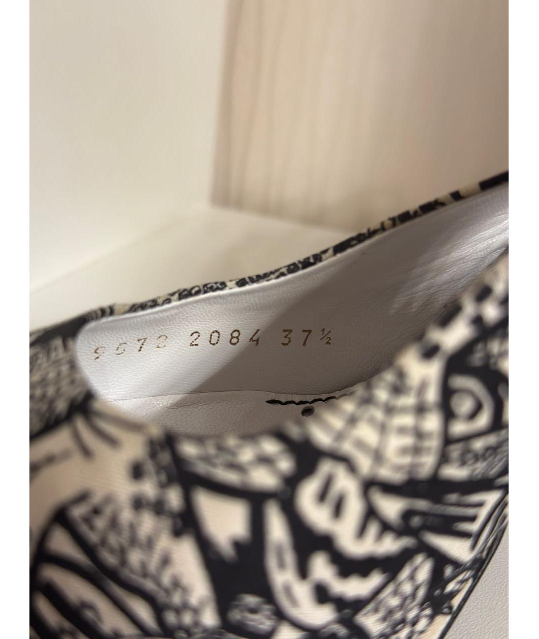 SAINT LAURENT Мульти текстильные туфли, фото 2