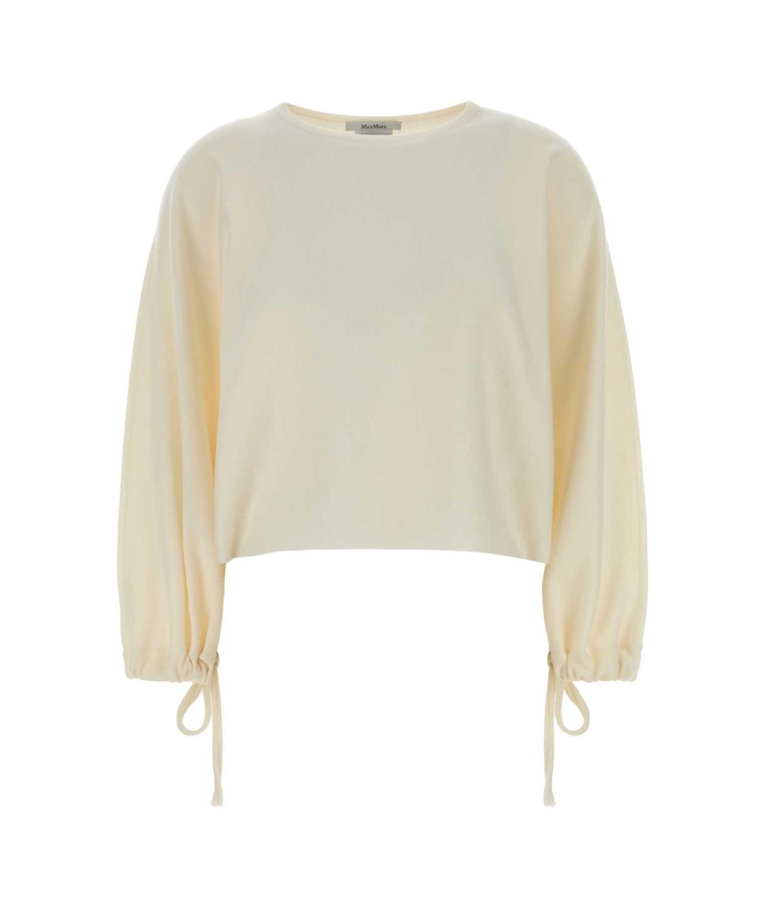 MAX MARA Бежевый шерстяной джемпер / свитер, фото 1