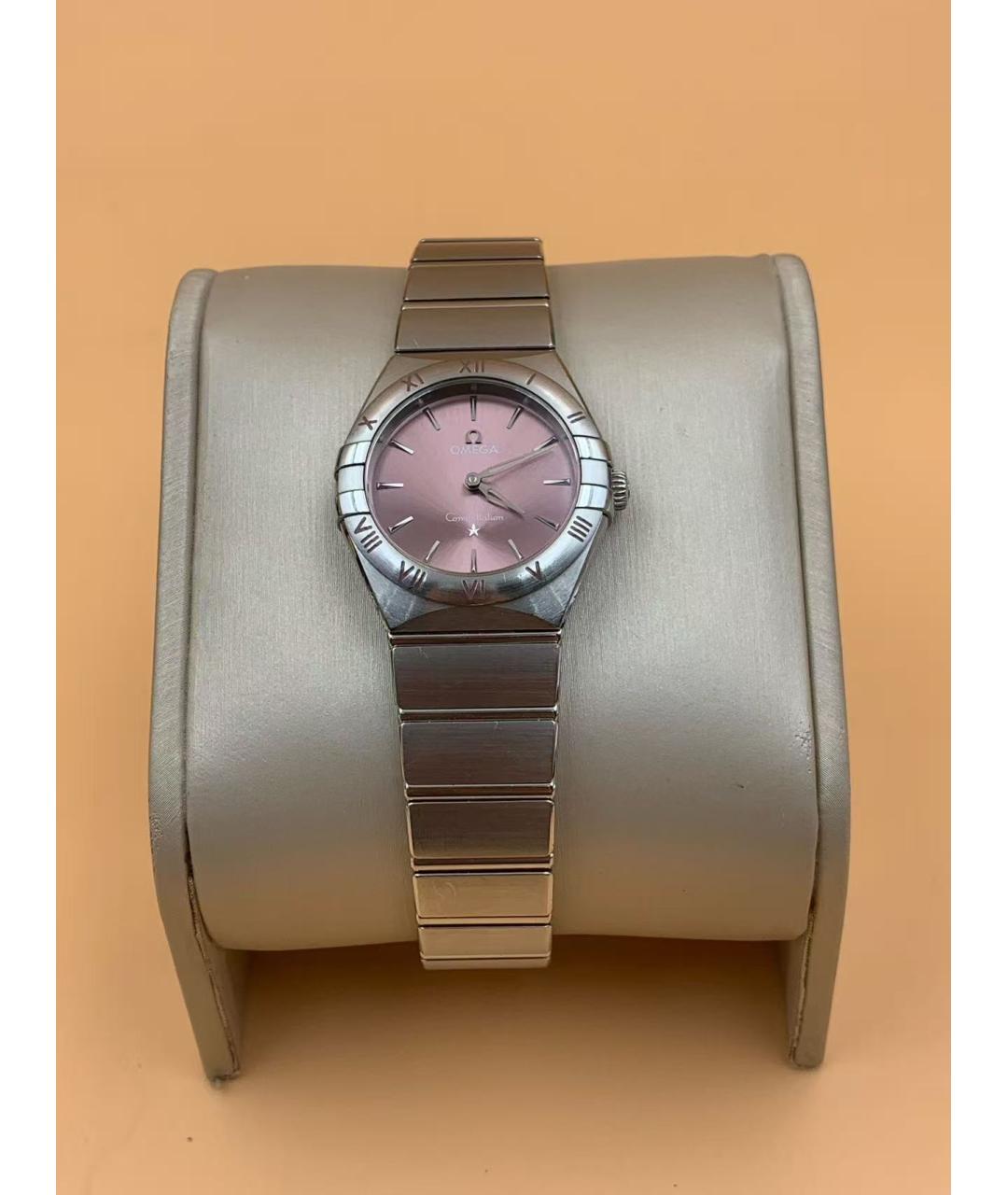 OMEGA Розовые часы, фото 2