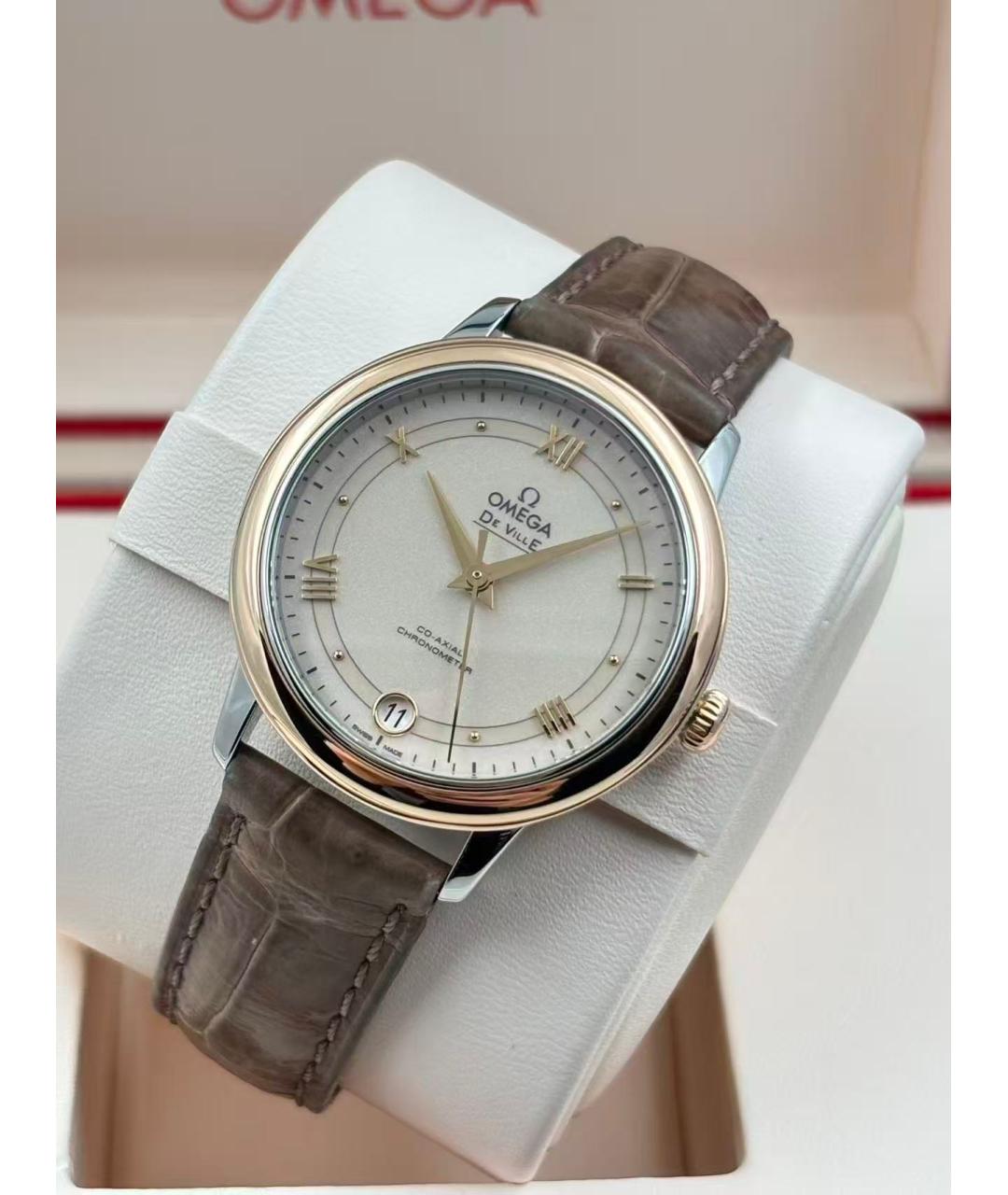 OMEGA Серебряные часы, фото 4