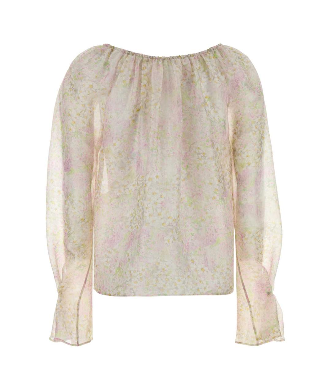 ALBERTA FERRETTI Мульти шелковая блузы, фото 2