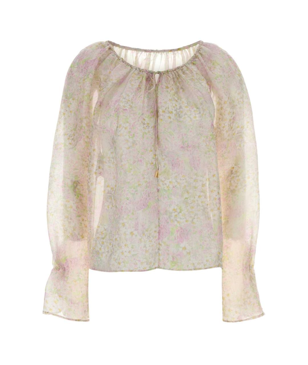 ALBERTA FERRETTI Мульти шелковая блузы, фото 1