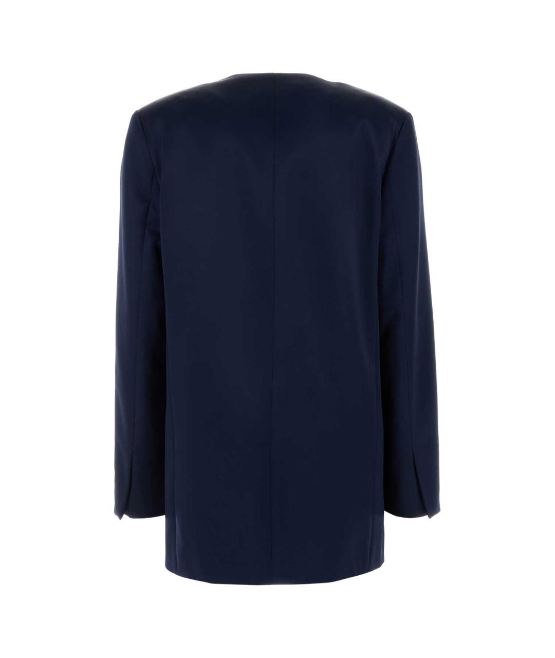 ALBERTA FERRETTI Синий вискозный жакет/пиджак, фото 2
