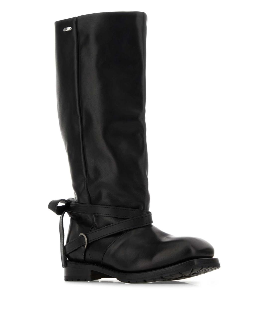 OUR LEGACY Черные кожаные сапоги, фото 2