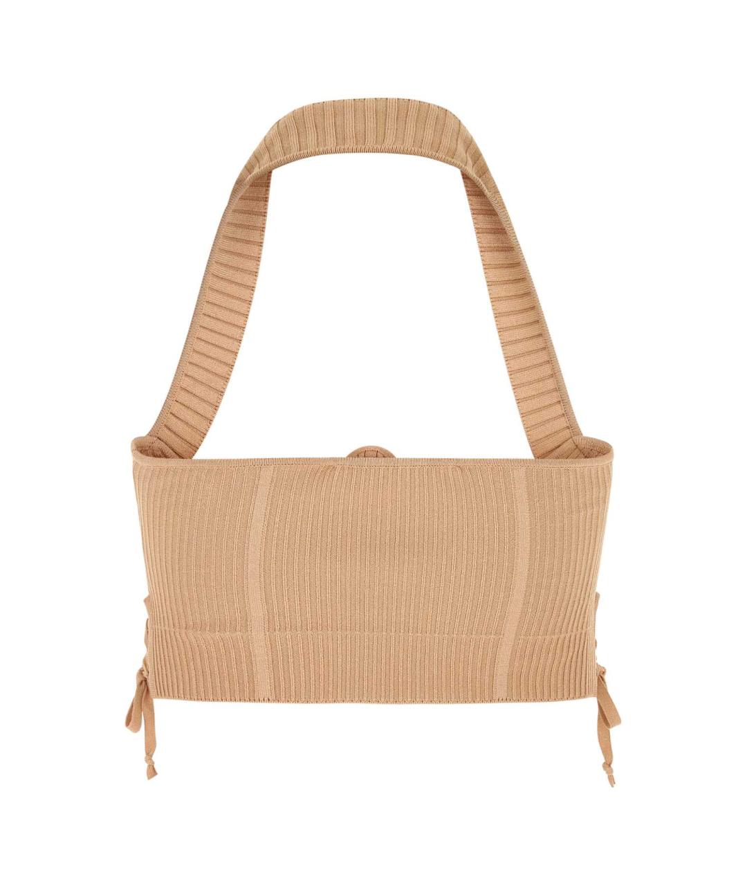 ANDREADAMO Бежевая вискозная майка, фото 2