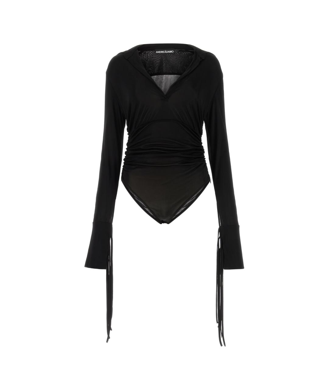 ANDREADAMO Черная блузы, фото 1