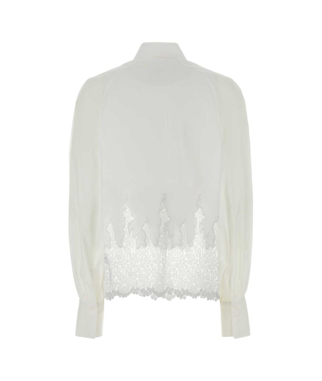 ERMANNO SCERVINO Белая хлопковая рубашка, фото 2