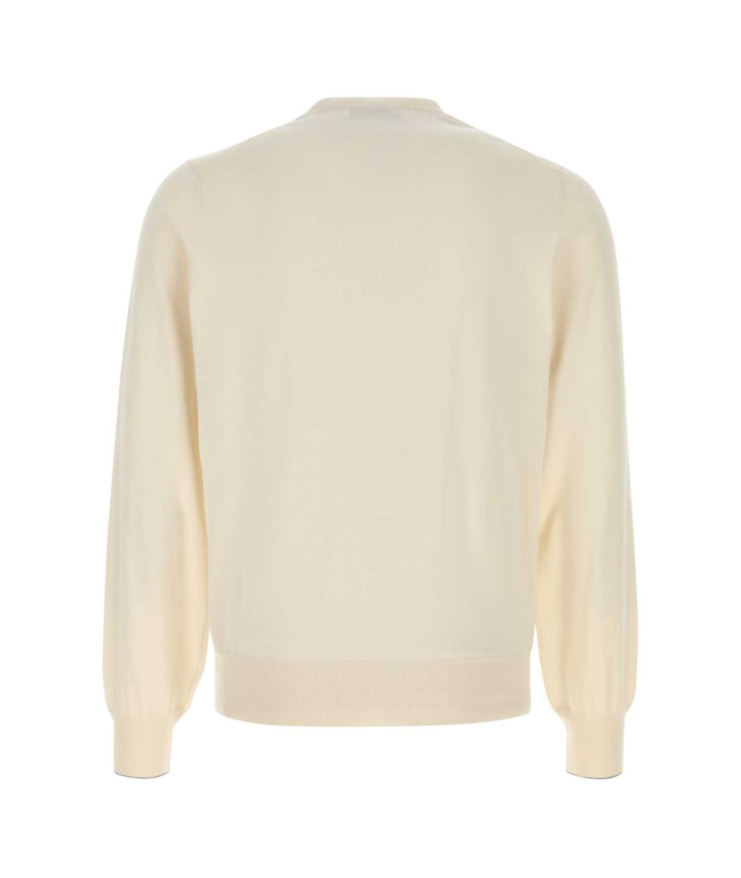 BRUNELLO CUCINELLI Бежевый хлопковый джемпер / свитер, фото 2