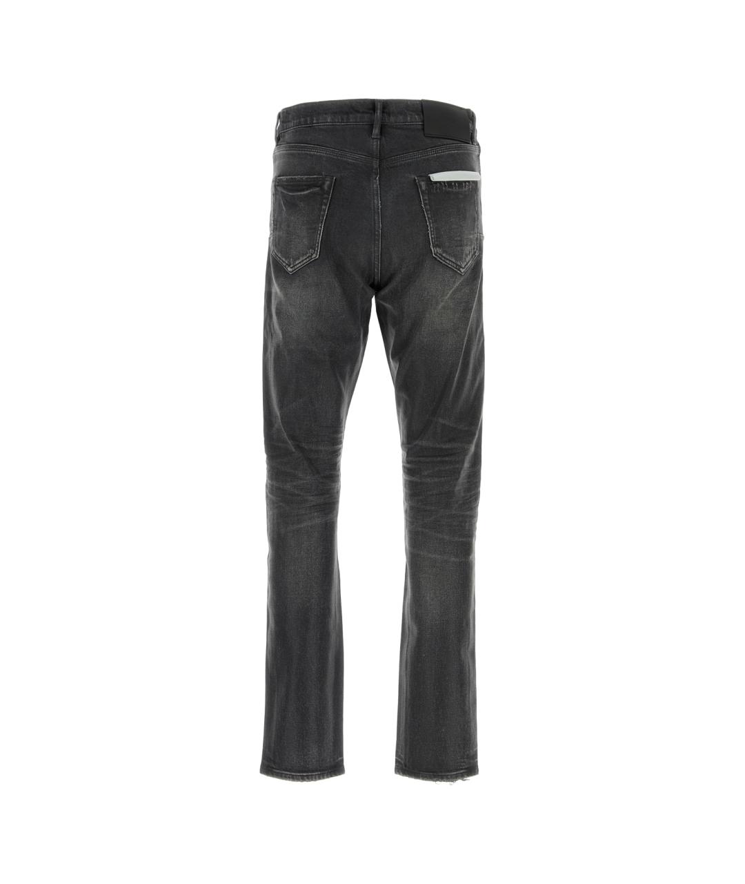 PURPLE Черные прямые джинсы, фото 2