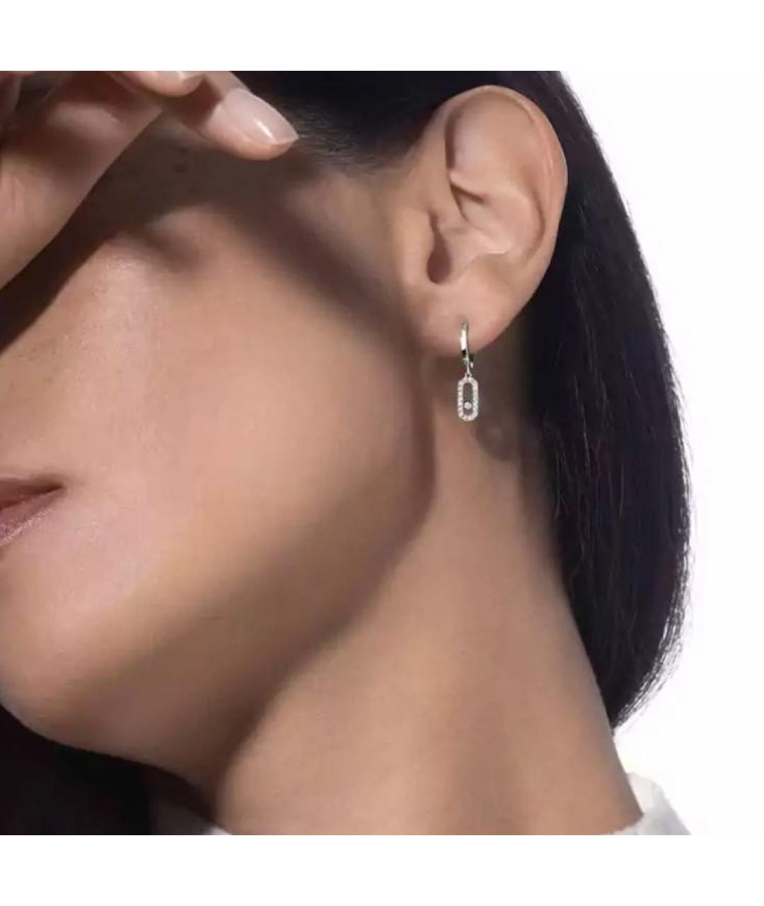 MESSIKA Серебряные серьги из белого золота, фото 3