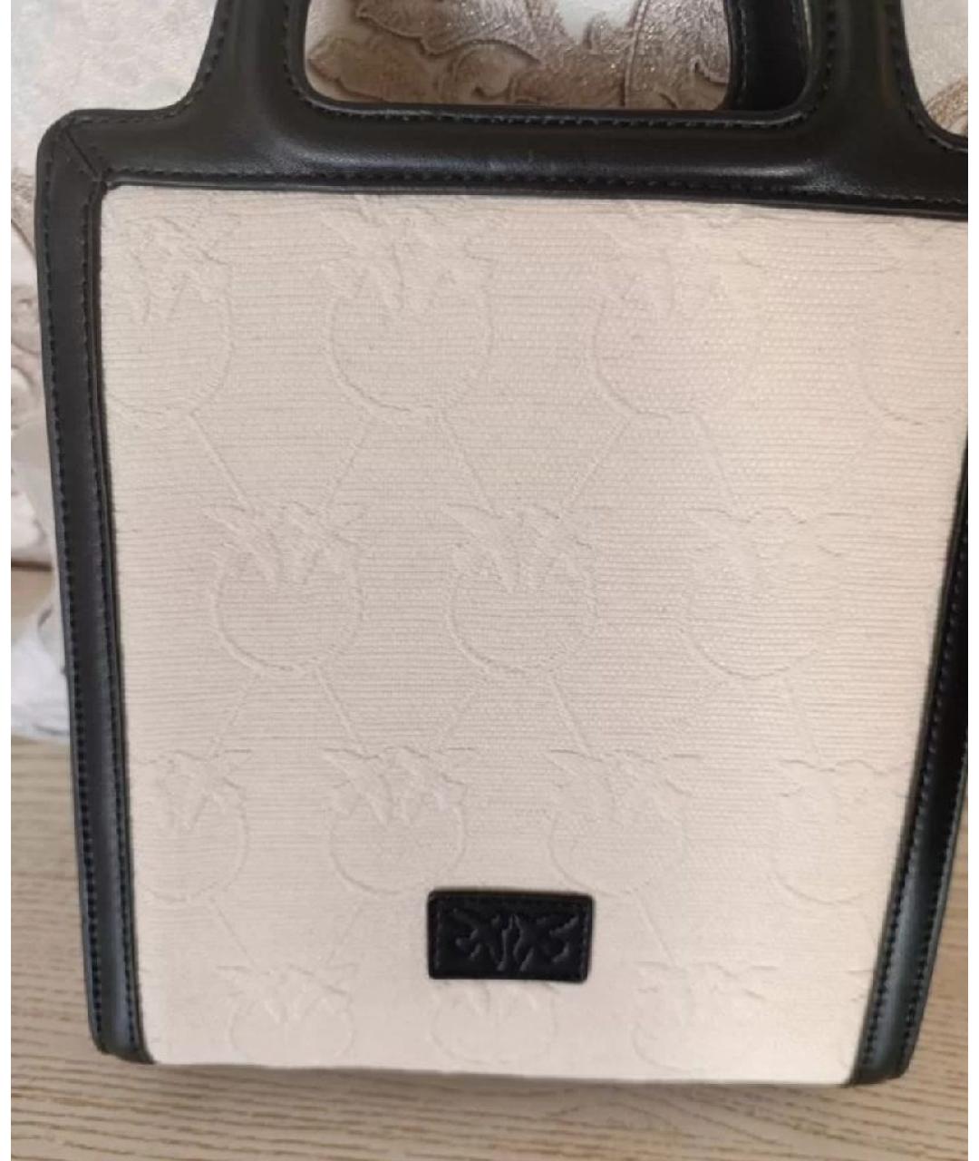 PINKO Мульти хлопковая сумка тоут, фото 3