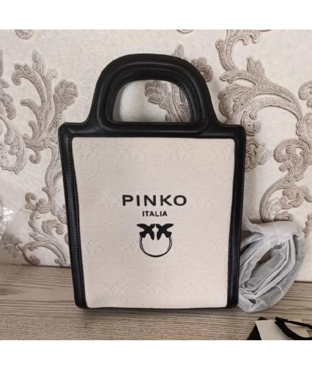 PINKO Мульти хлопковая сумка тоут, фото 5