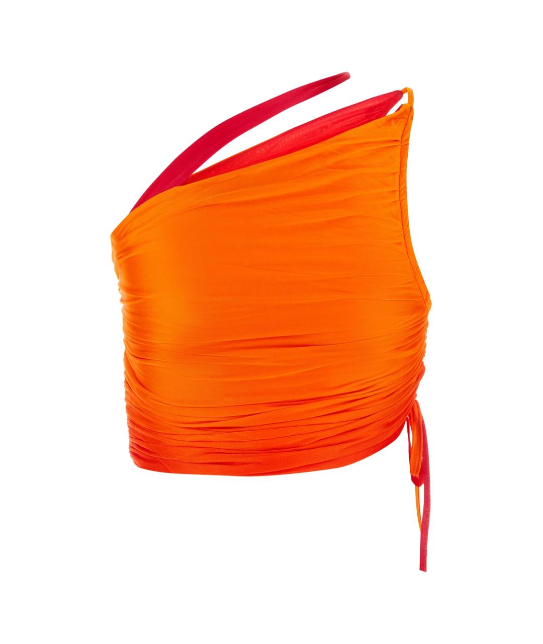 ANDREADAMO Оранжевая майка, фото 2