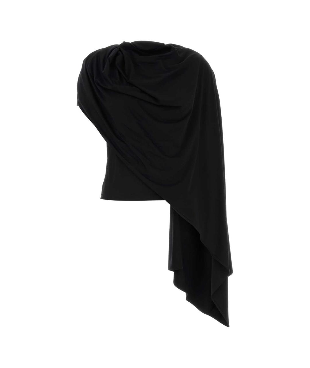 MAGDA BUTRYM Черная вискозная блузы, фото 1