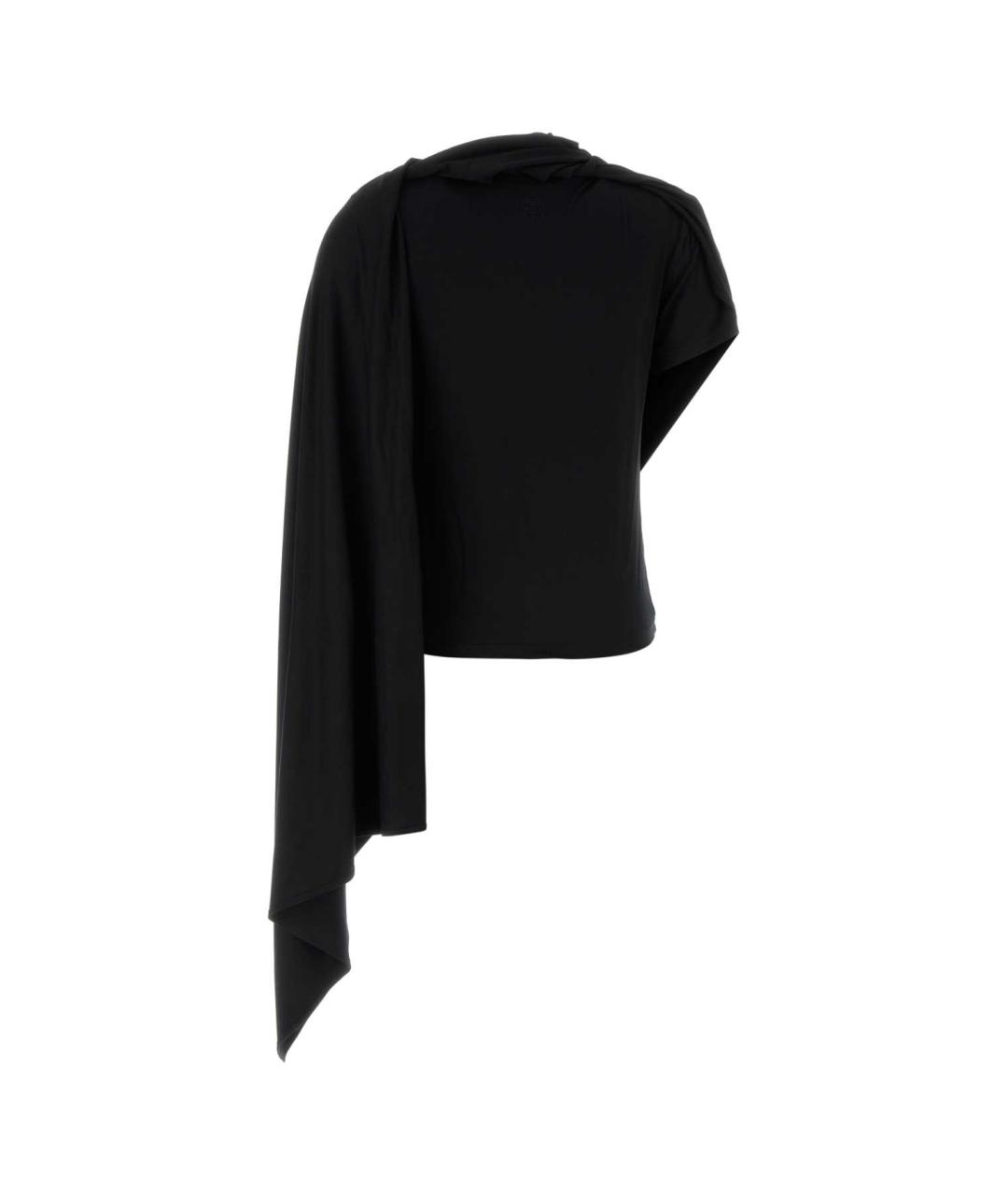 MAGDA BUTRYM Черная вискозная блузы, фото 2