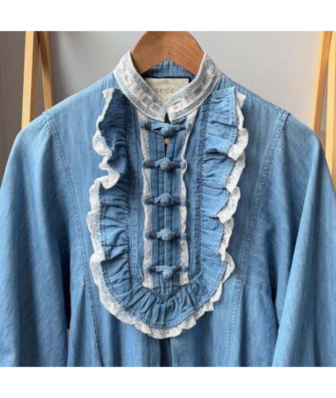 GUCCI Синее платье, фото 3